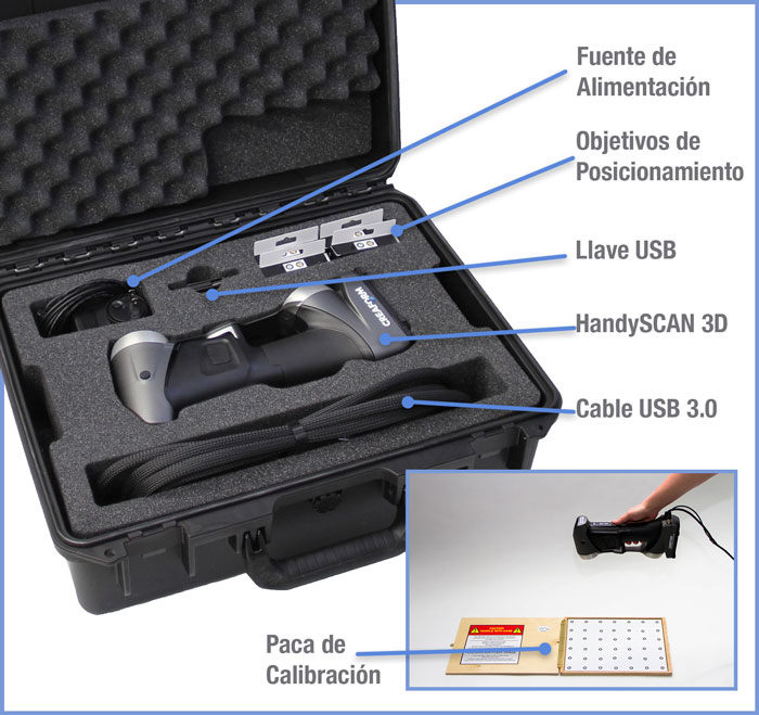 Figura 1. Hardware del Handyscan 700