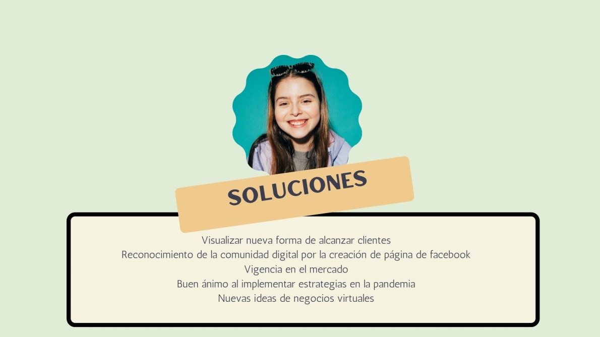 Figura 11. Soluciones percibidas por las empresas 
      Fuente: elaboración propia. 
       Imágenes tomadas de https://www.canva.com/